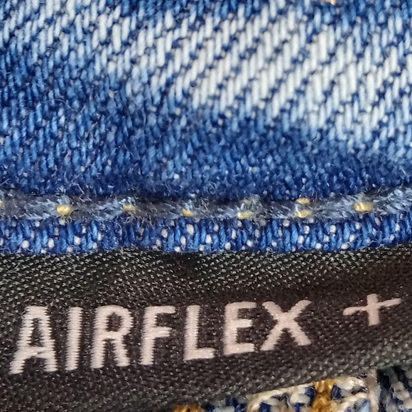 American Eagle Airflex Light Blue Distressed Skinny Jeans Men's Size 29x32 - Picture 14 of 16